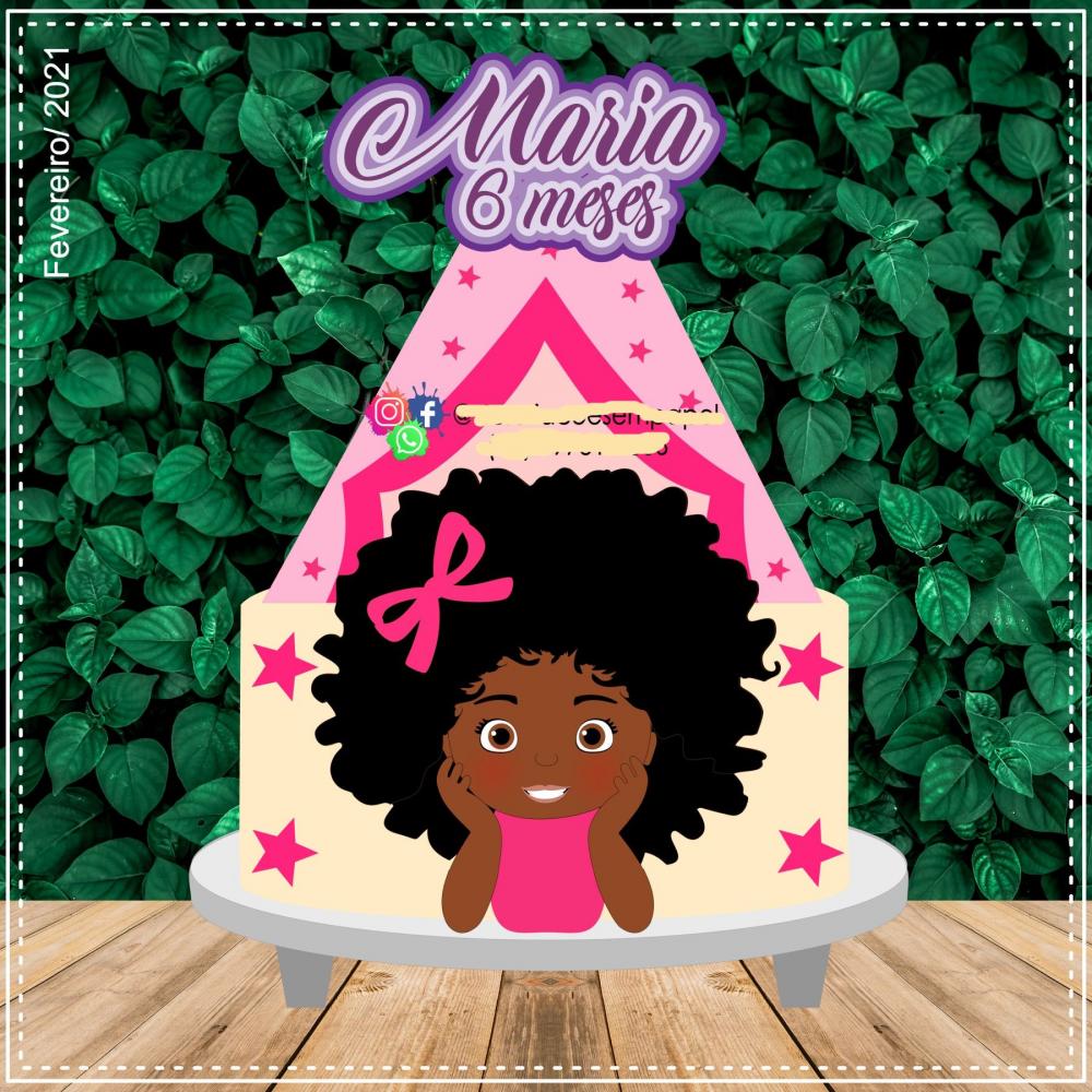 Arquivo de Corte Topo de Bolo - AFRO