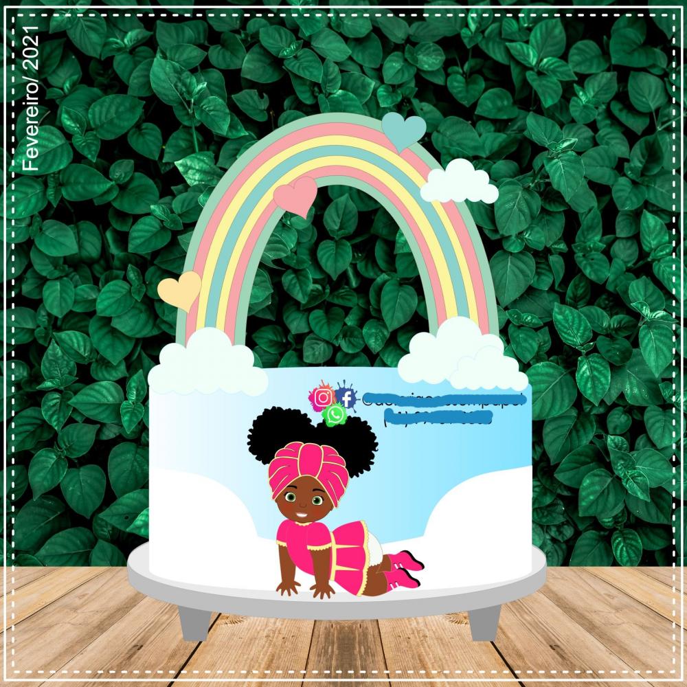 Arquivo de Corte Topo de Bolo - AFRO