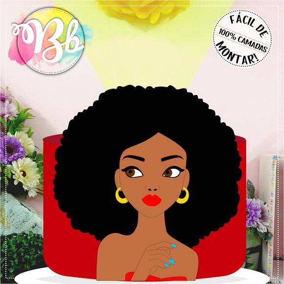 Arquivo de Corte Topo de Bolo - AFRO