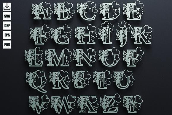 Arquivo de Corte Topo de Bolo - Alfabeto