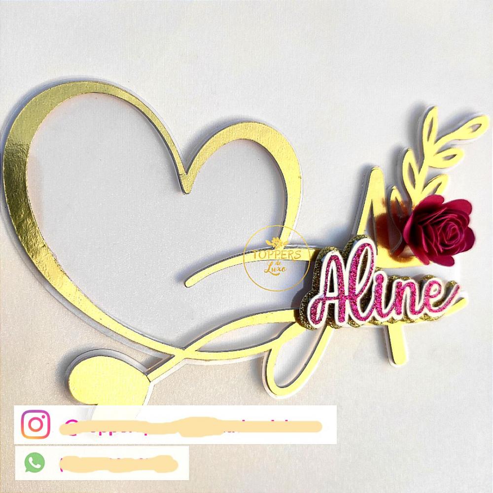 Arquivo de Corte Topo de Bolo - Alfabeto