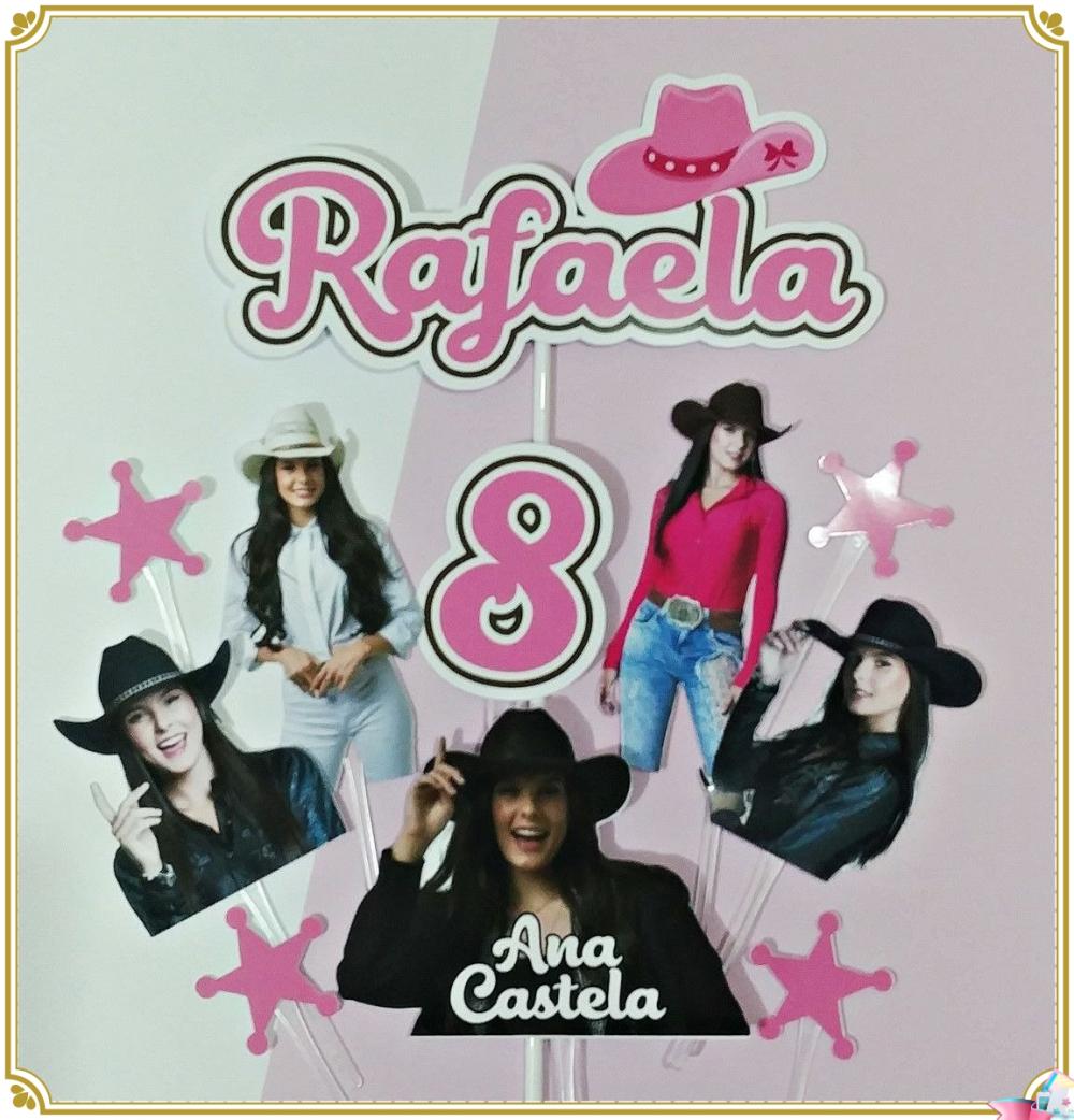 Arquivo de Corte Topo de Bolo - Ana Castela