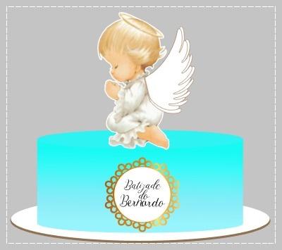 Arquivo de Corte Topo de Bolo - Anjinho