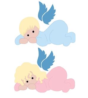 Arquivo de Corte Topo de Bolo - Anjinho