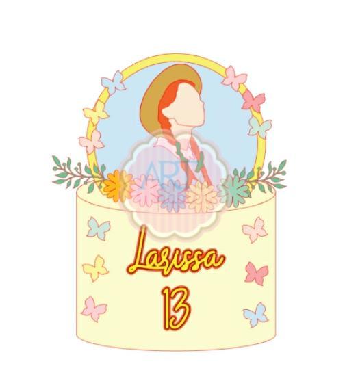 Arquivo de Corte Topo de Bolo - Anne com E