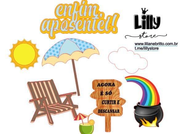 Arquivo de Corte Topo de Bolo - Aposentei