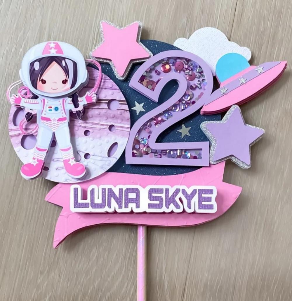 Arquivo de Corte Topo de Bolo - Astronauta