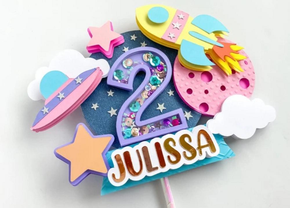 Arquivo de Corte Topo de Bolo - Astronauta