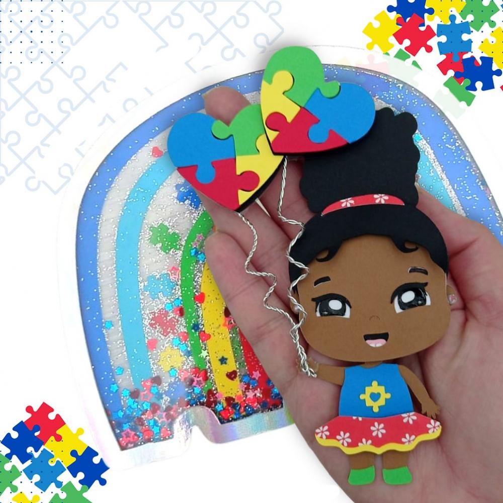 Arquivo de Corte Topo de Bolo - Autismo