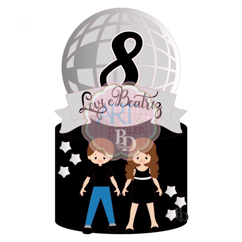 Arquivo de Corte Topo de Bolo - Balada