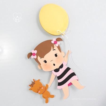 Arquivo de Corte Topo de Bolo - Balão