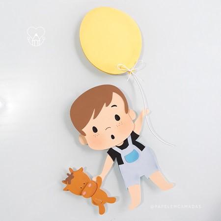 Arquivo de Corte Topo de Bolo - Balão