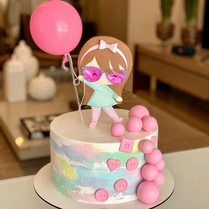 Arquivo de Corte Topo de Bolo - Balão