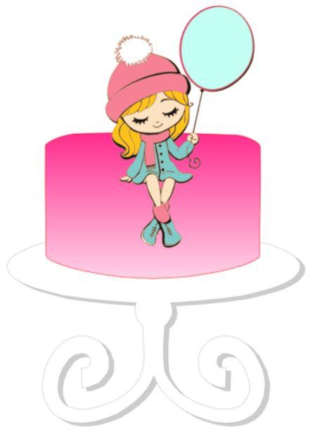 Arquivo de Corte Topo de Bolo - Balão