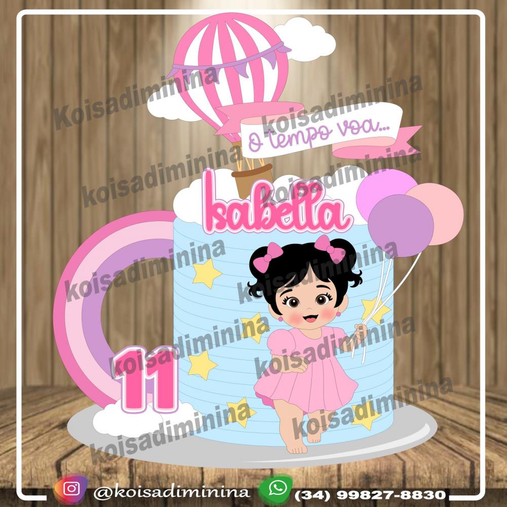 Arquivo de Corte Topo de Bolo - Balão