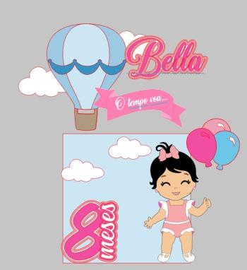 Arquivo de Corte Topo de Bolo - Balão