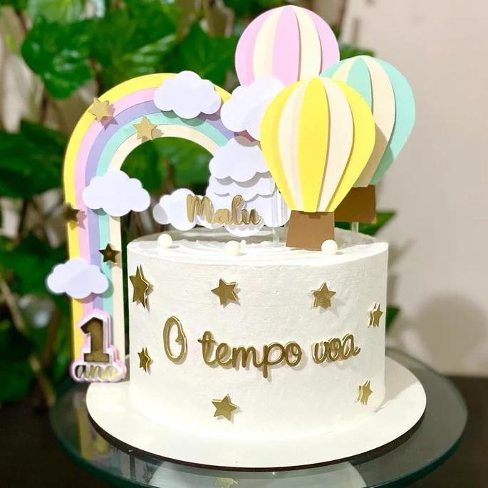 Arquivo de Corte Topo de Bolo - Balão