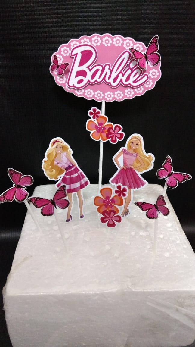 Arquivo de Corte Topo de Bolo - Barbie