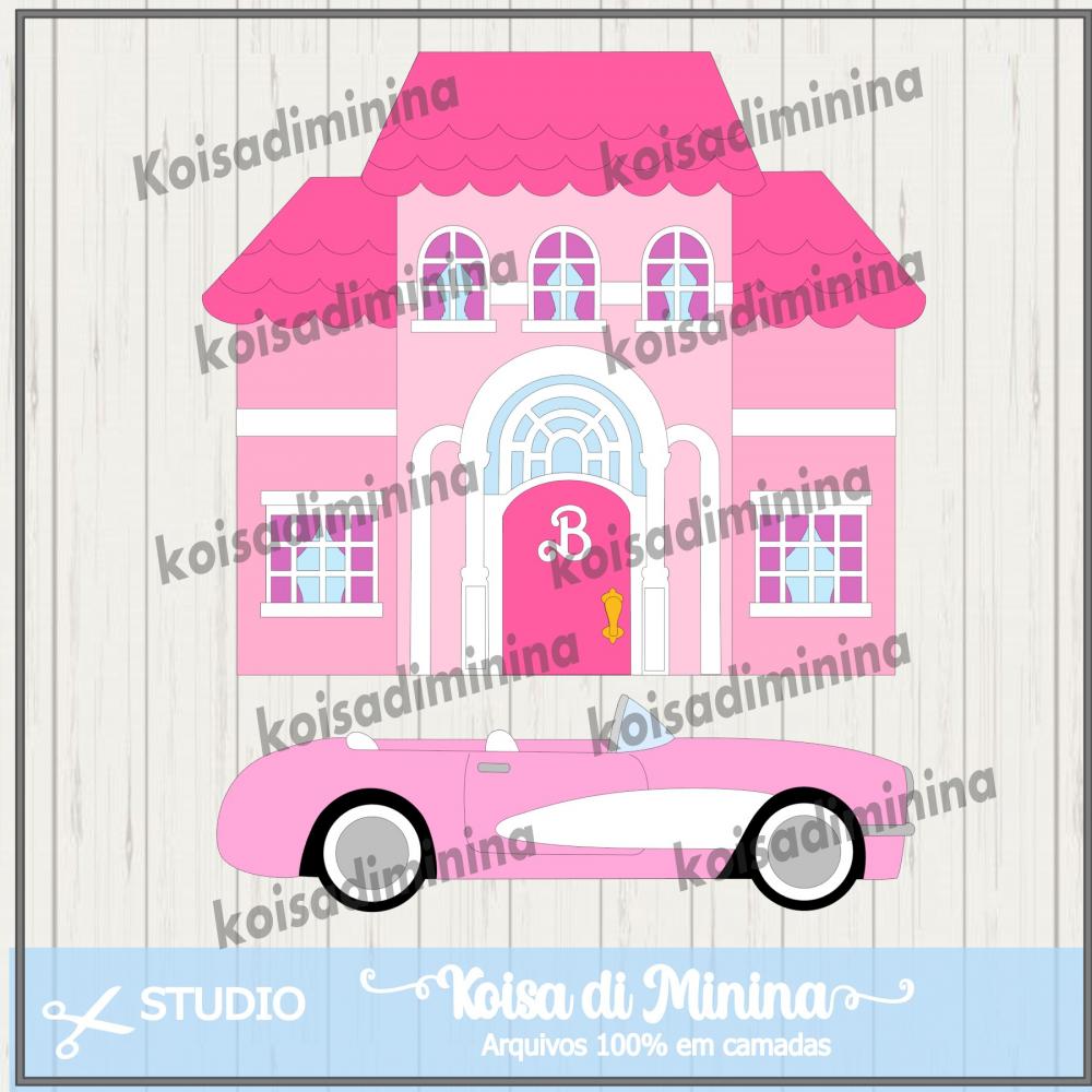 Arquivo de Corte Topo de Bolo - Barbie