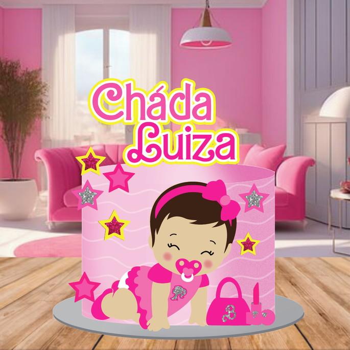 Arquivo de Corte Topo de Bolo - Barbie