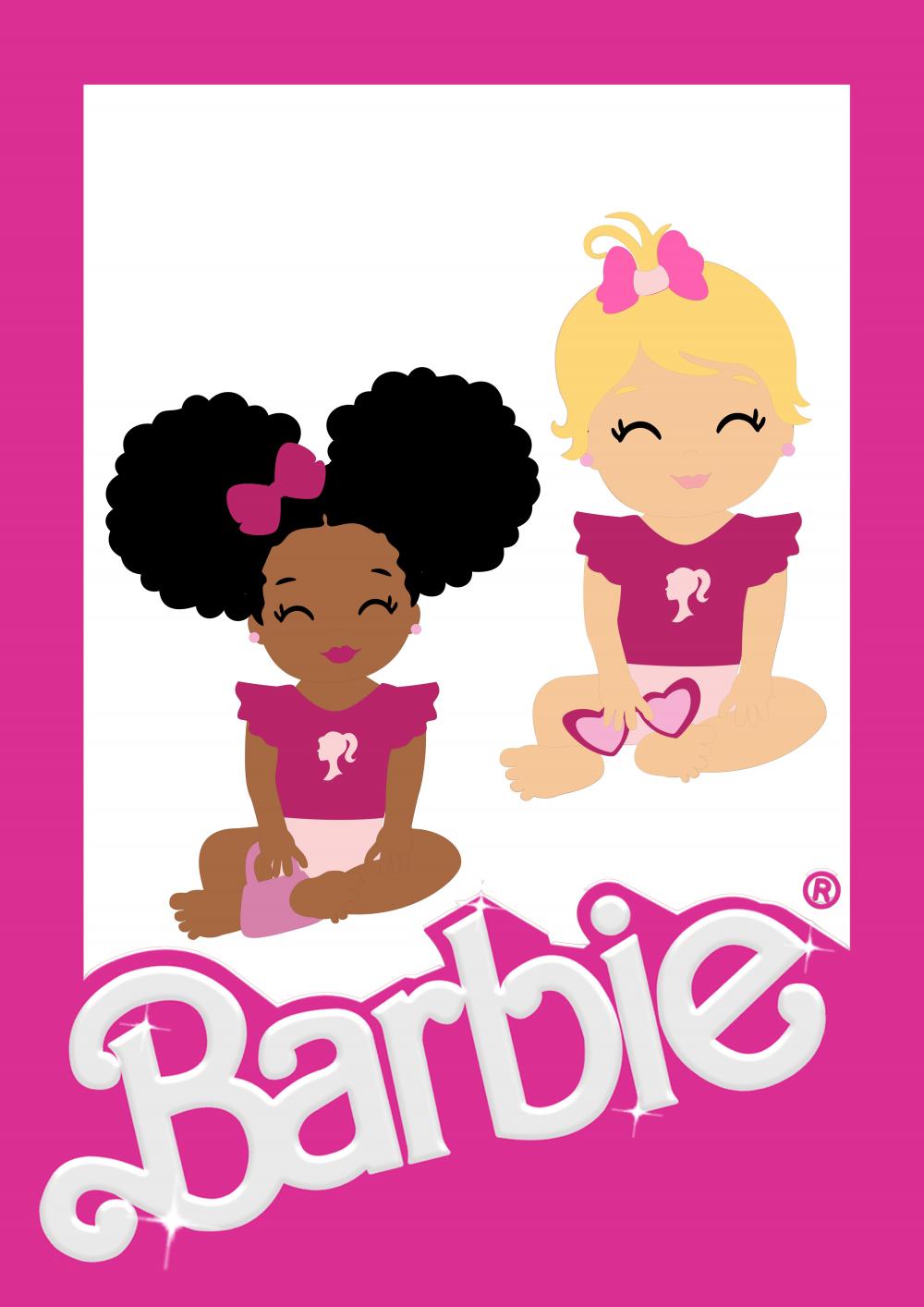 Arquivo de Corte Topo de Bolo - Barbie