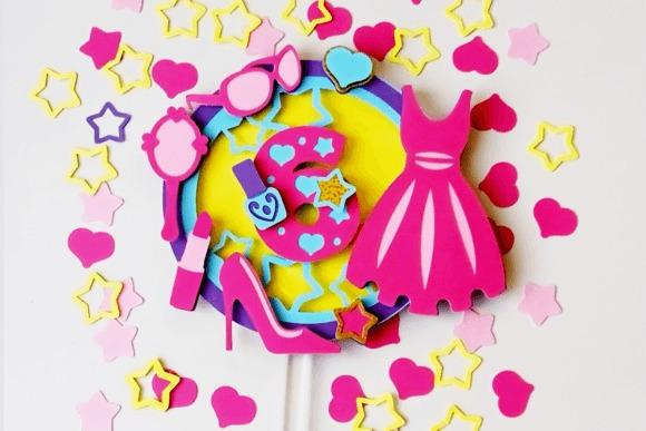 Arquivo de Corte Topo de Bolo - Barbie