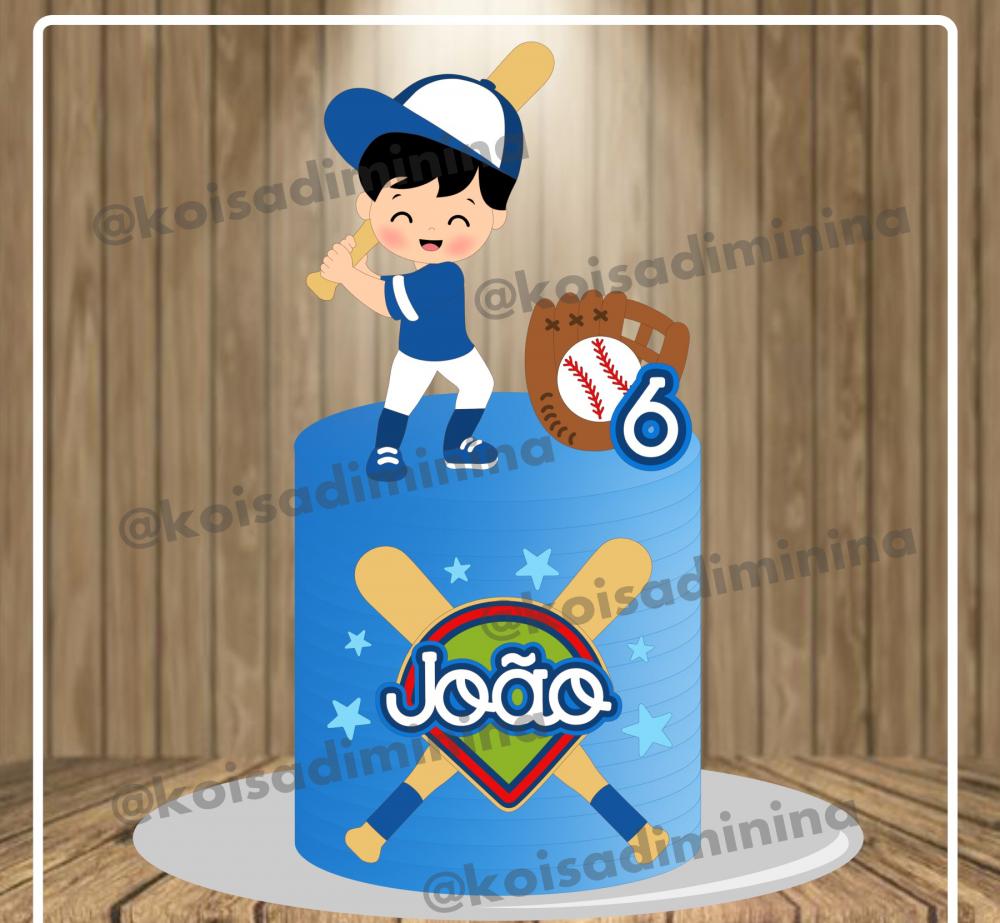 Arquivo de Corte Topo de Bolo - Baseball