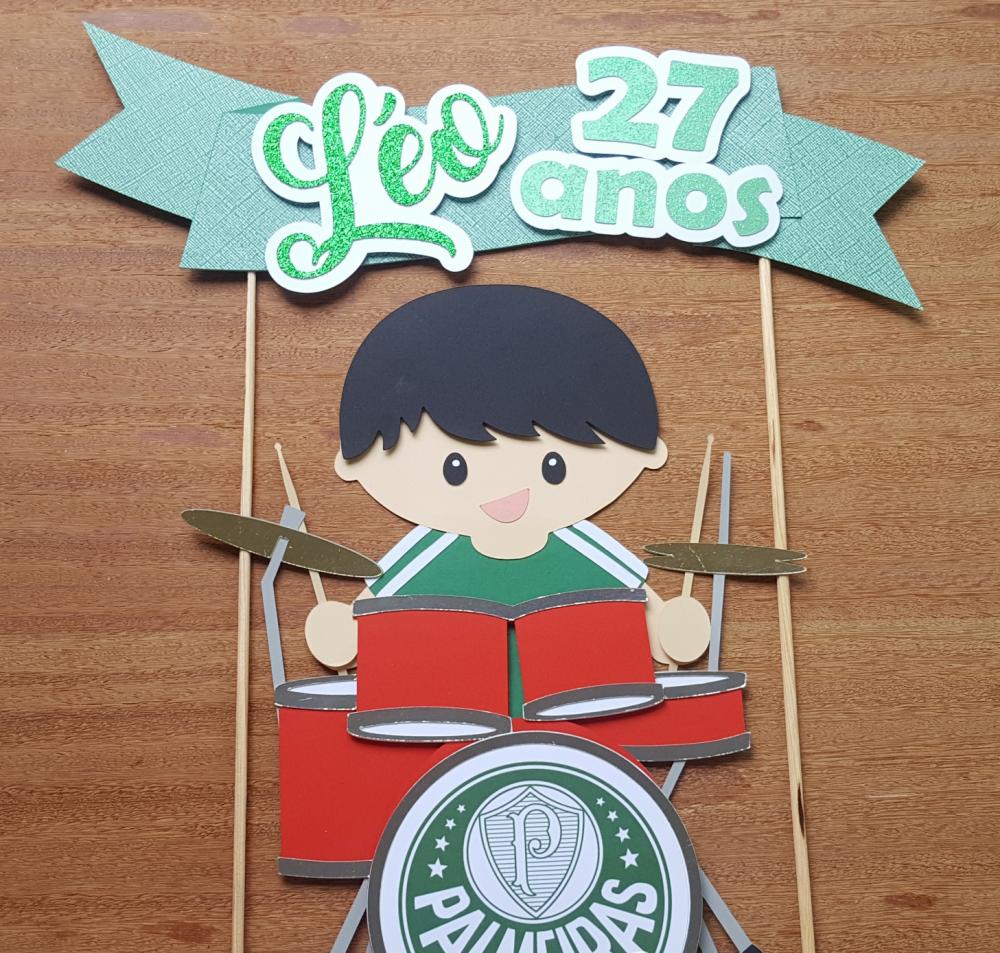 Arquivo de Corte Topo de Bolo - Bateria