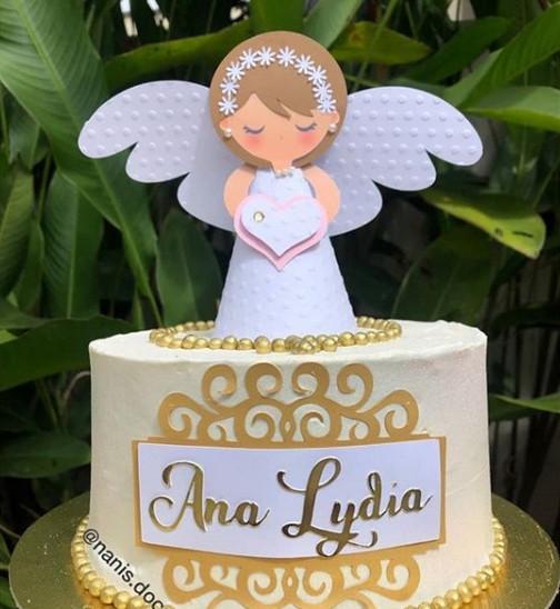 Arquivo de Corte Topo de Bolo - Batizado