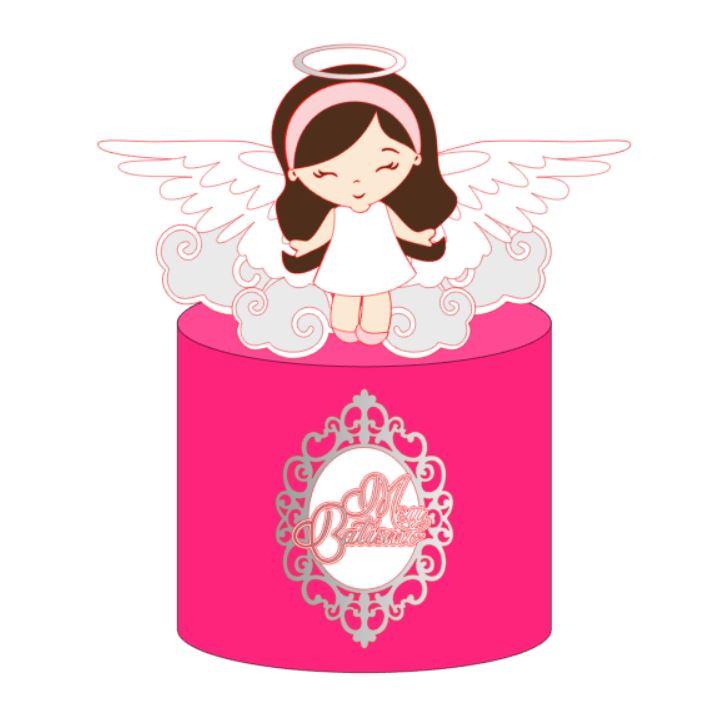 Arquivo de Corte Topo de Bolo - Batizado