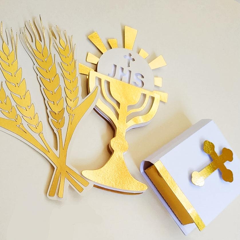 Arquivo de Corte Topo de Bolo - Batizado