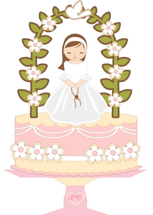 Arquivo de Corte Topo de Bolo - Batizado