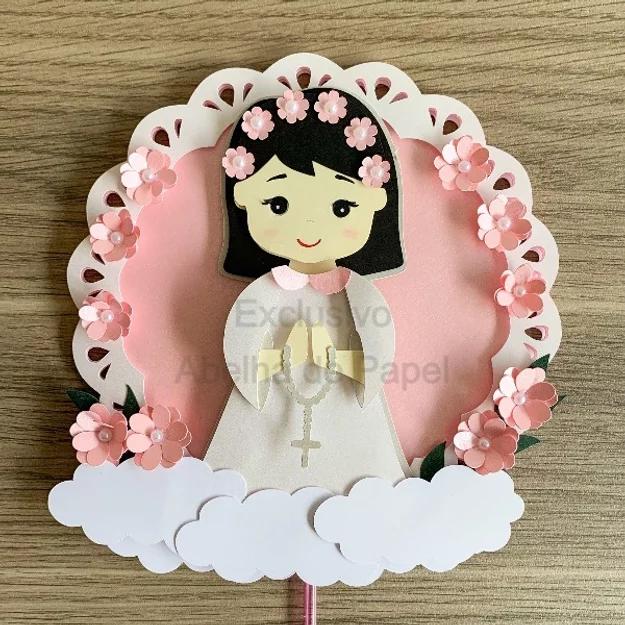 Arquivo de Corte Topo de Bolo - Batizado