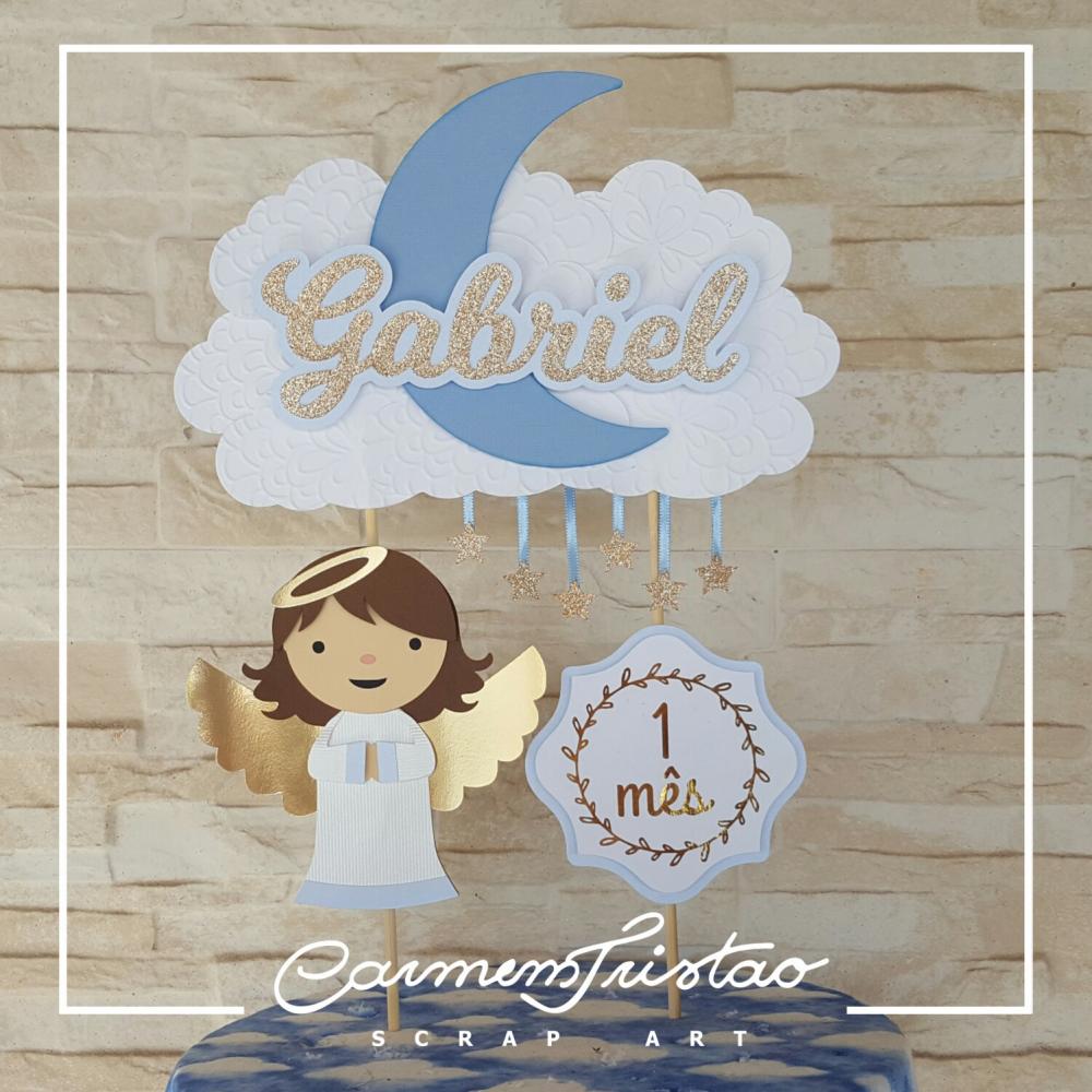 Arquivo de Corte Topo de Bolo - Batizado