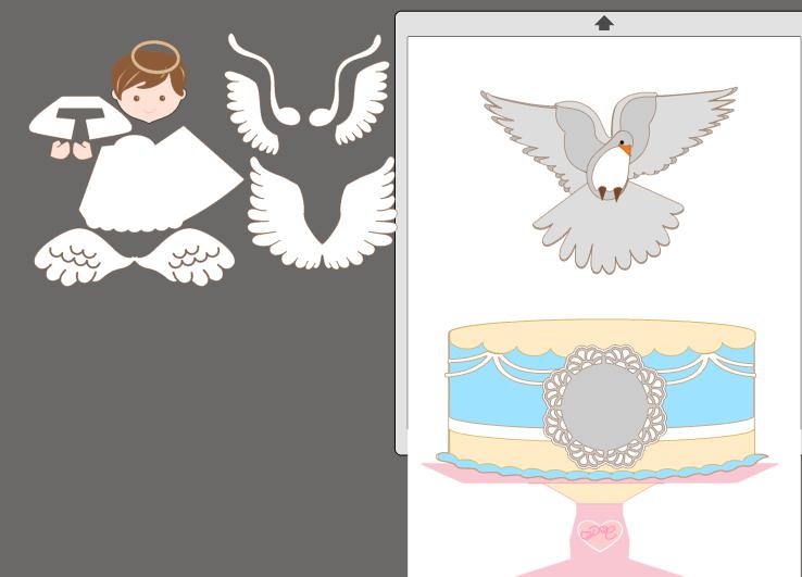 Arquivo de Corte Topo de Bolo - Batizado