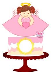 Arquivo de Corte Topo de Bolo - Batizado