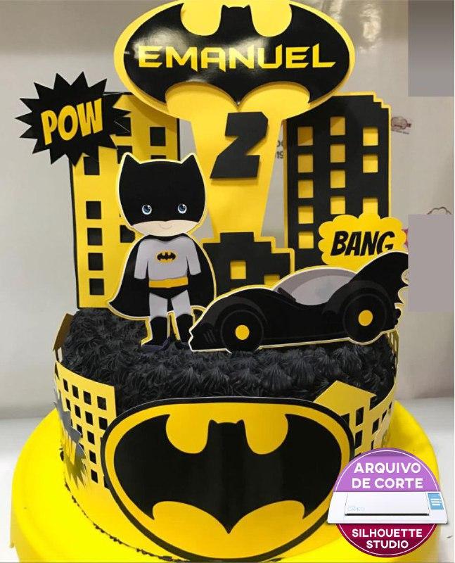 Arquivo de Corte Topo de Bolo - Batman