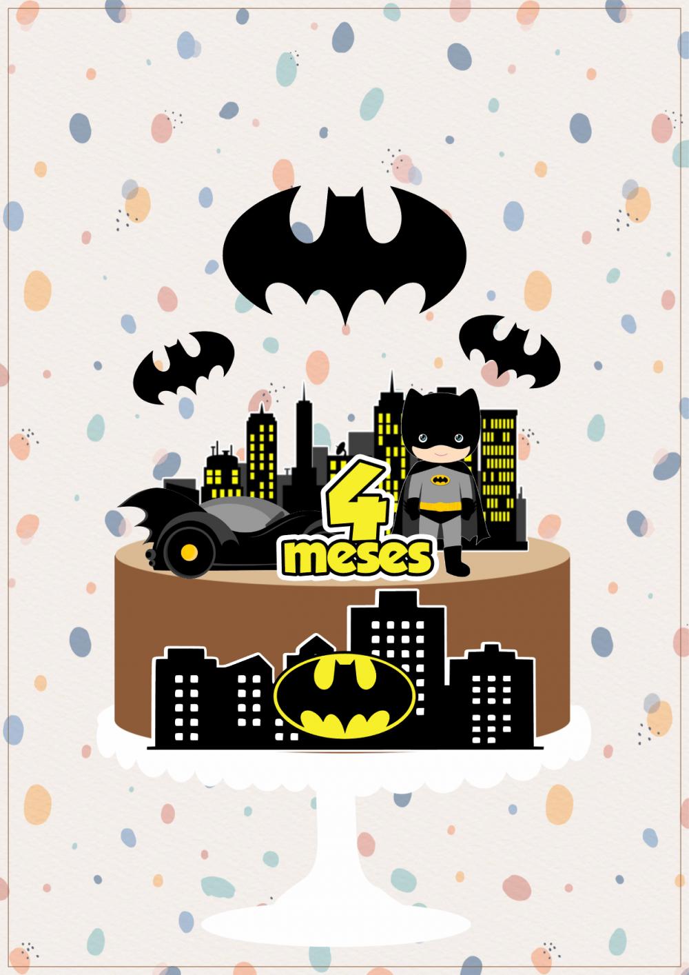 Arquivo de Corte Topo de Bolo - Batman