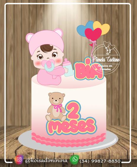 Arquivo de Corte Topo de Bolo - Bebê