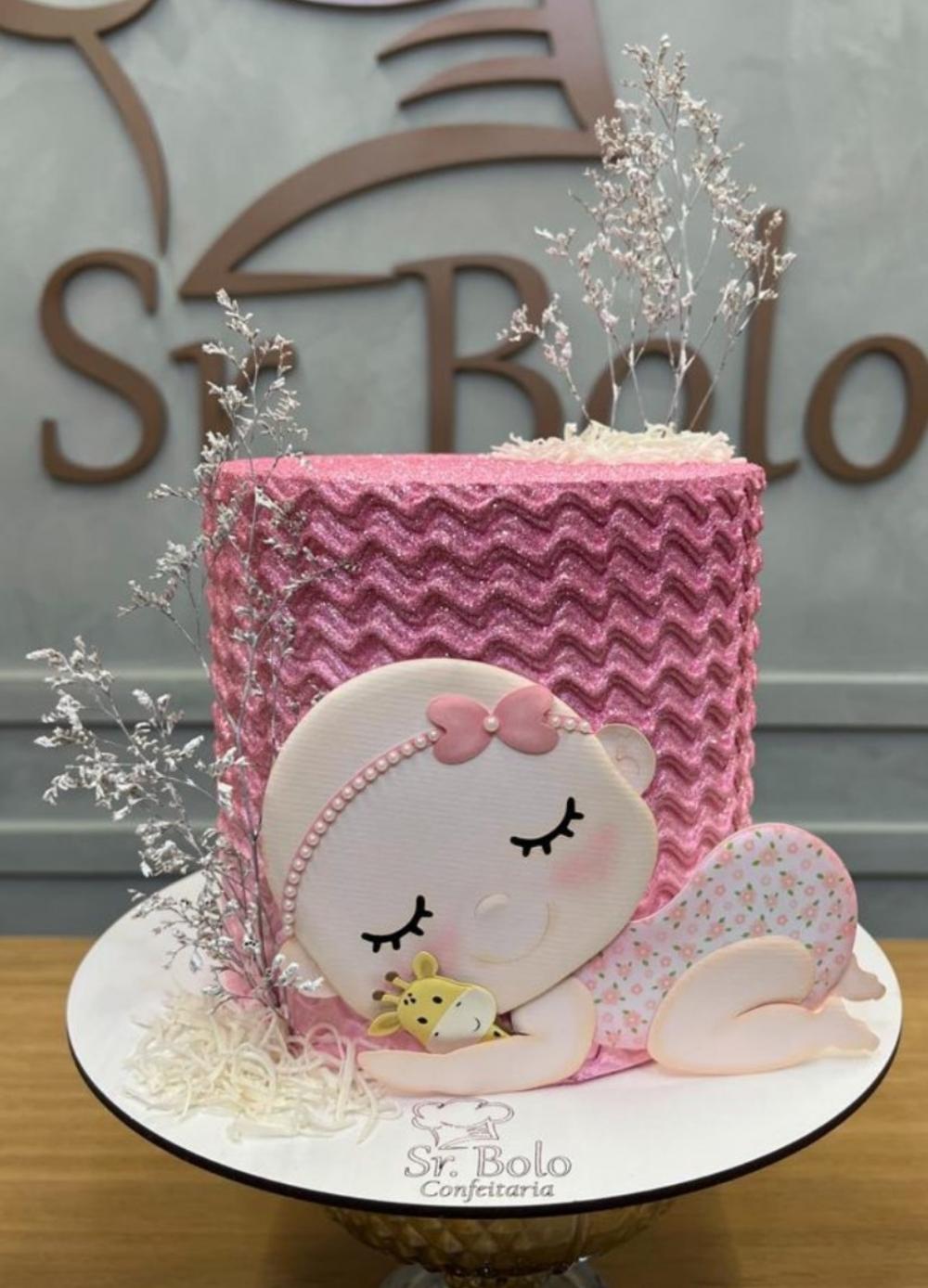 Arquivo de Corte Topo de Bolo - Bebê