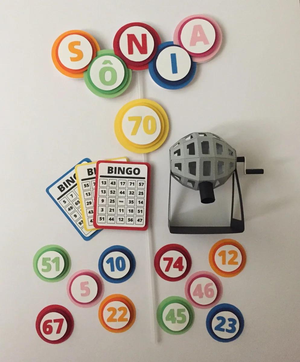 Arquivo de Corte Topo de Bolo - Bingo