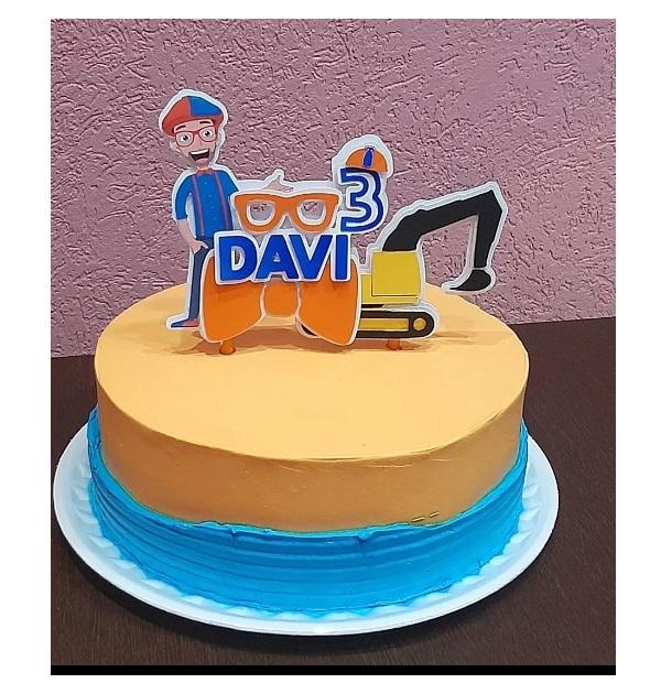 Arquivo de Corte Topo de Bolo - Blippi