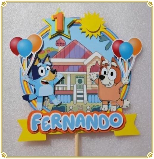 Arquivo de Corte Topo de Bolo - Blue