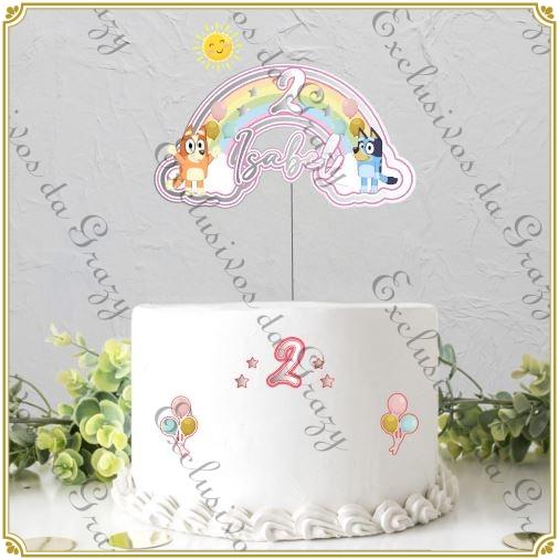 Arquivo de Corte Topo de Bolo - Blue