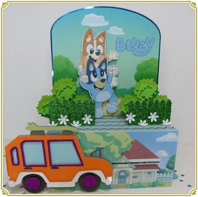 Arquivo de Corte Topo de Bolo - Blue