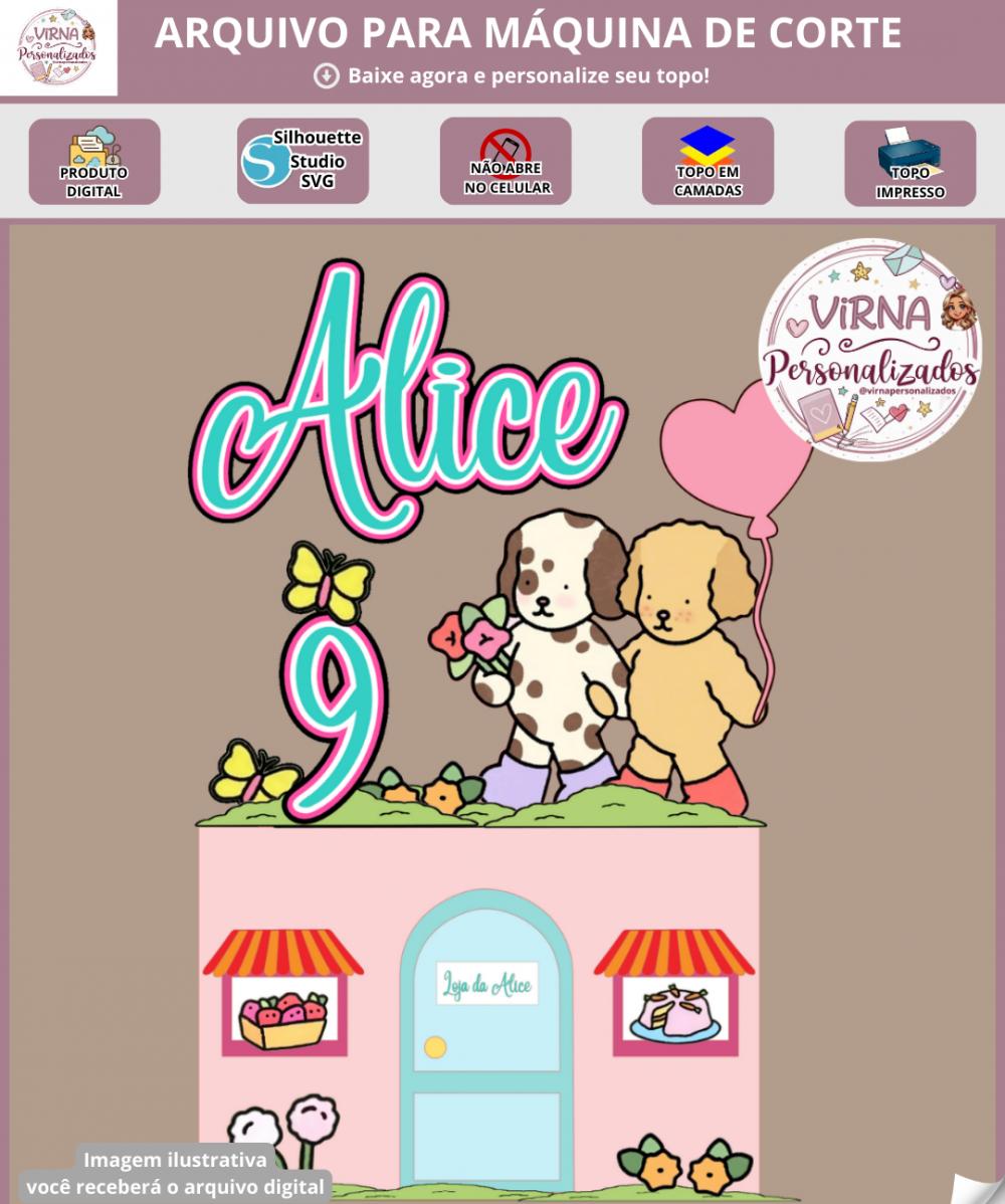 Arquivo de Corte Topo de Bolo - Bobbie Goods