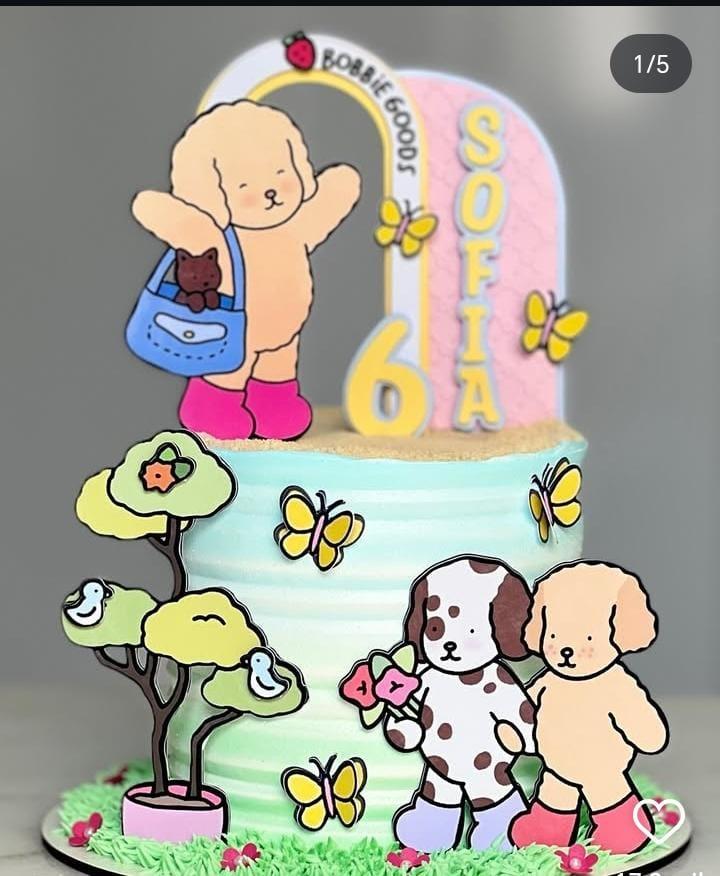 Arquivo de Corte Topo de Bolo - Bobbie Goods