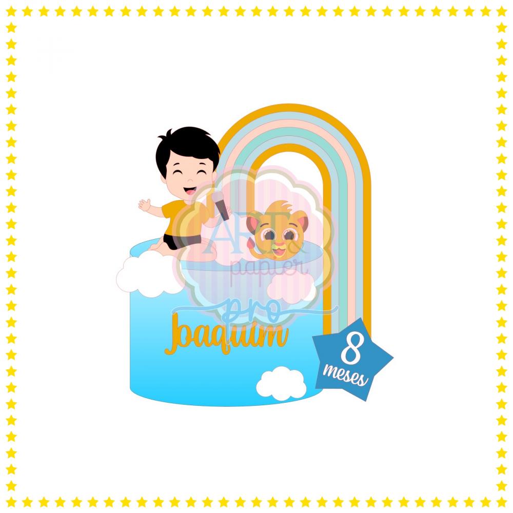 Arquivo de Corte Topo de Bolo - Bolofofo