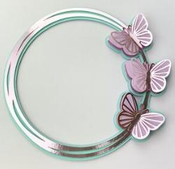 Arquivo de Corte Topo de Bolo - Borboletas