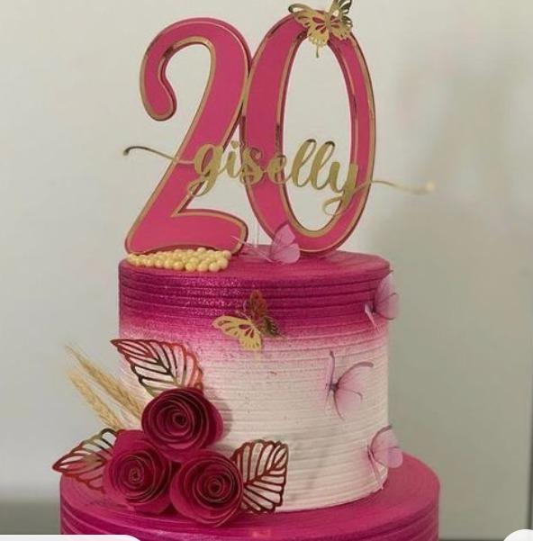 Arquivo de Corte Topo de Bolo - Borboletas